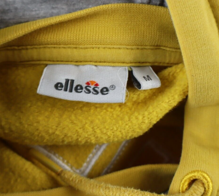 ELLESSE GIACCA FELPA CAPPUCCIO UOMO Tg. M MAN VINTAGE CASUAL SPORT JACKET