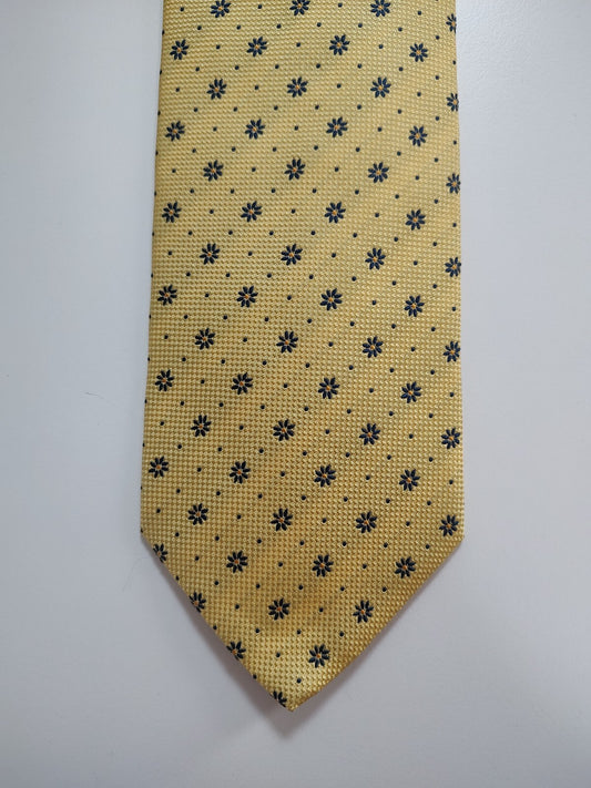 LES COPAINS 100% SILK TIE SETA CRAVATTA NECKTIE MADE IN  ITALY CLASSIC