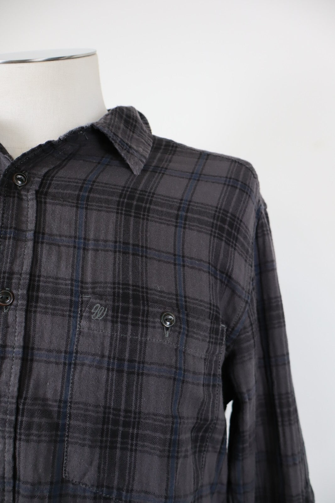 WRANGLER CAMICIA UOMO TG. L SLIM MAN CASUAL VINTAGE SHIRT COTONE COTTON