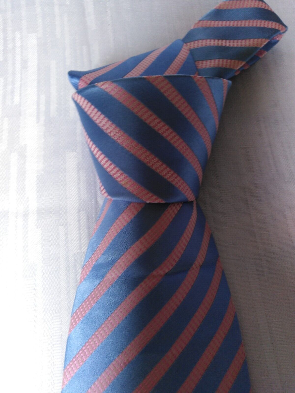CAPORICCIO 100%  SILK TIE SETA CRAVATTA SELF TIPPED NECKTIE MADE ITALY