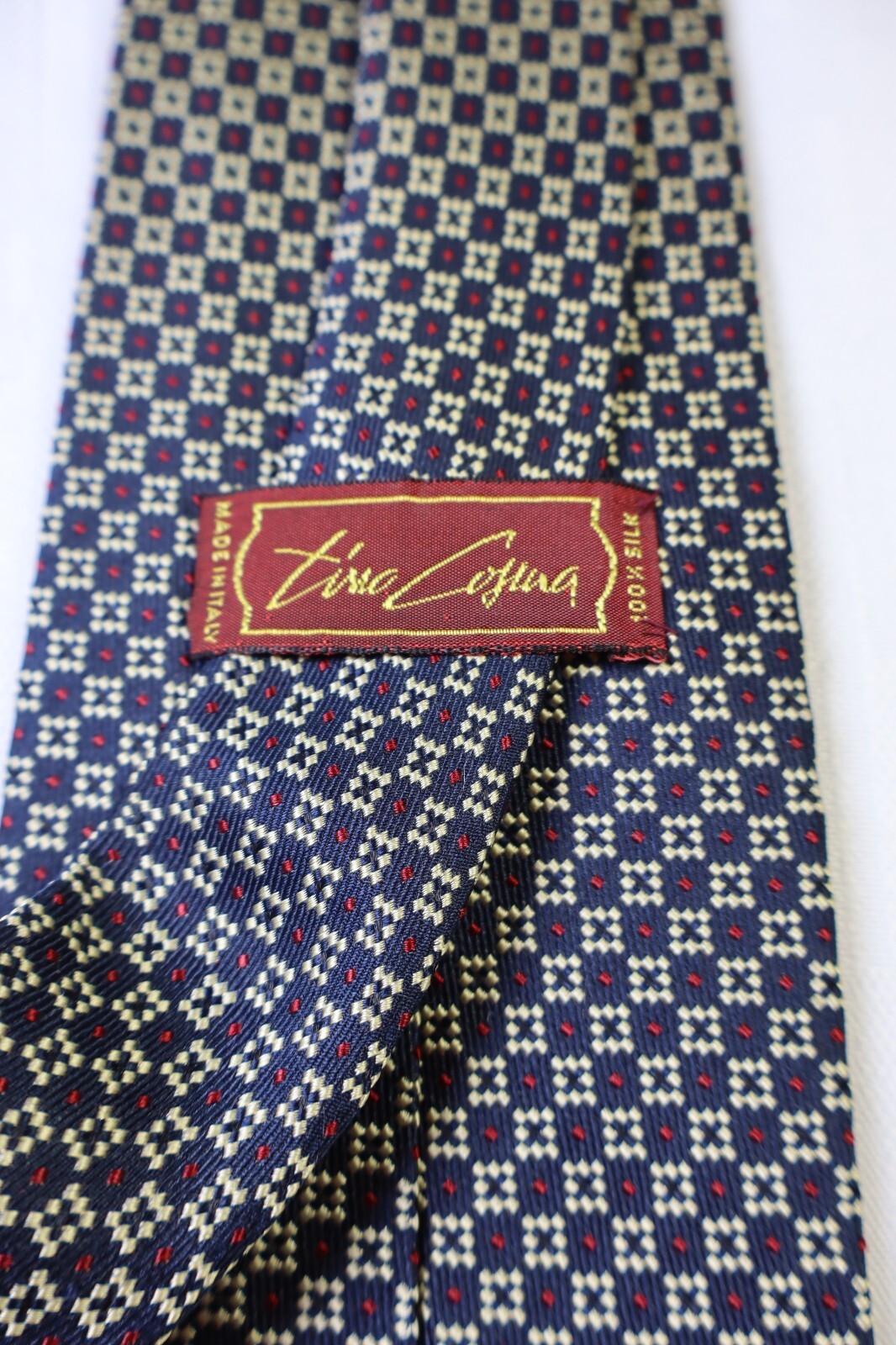 TINO COSMA 100%  SILK TIE SETA CRAVATTA NECKTIE MADE IN ITALY