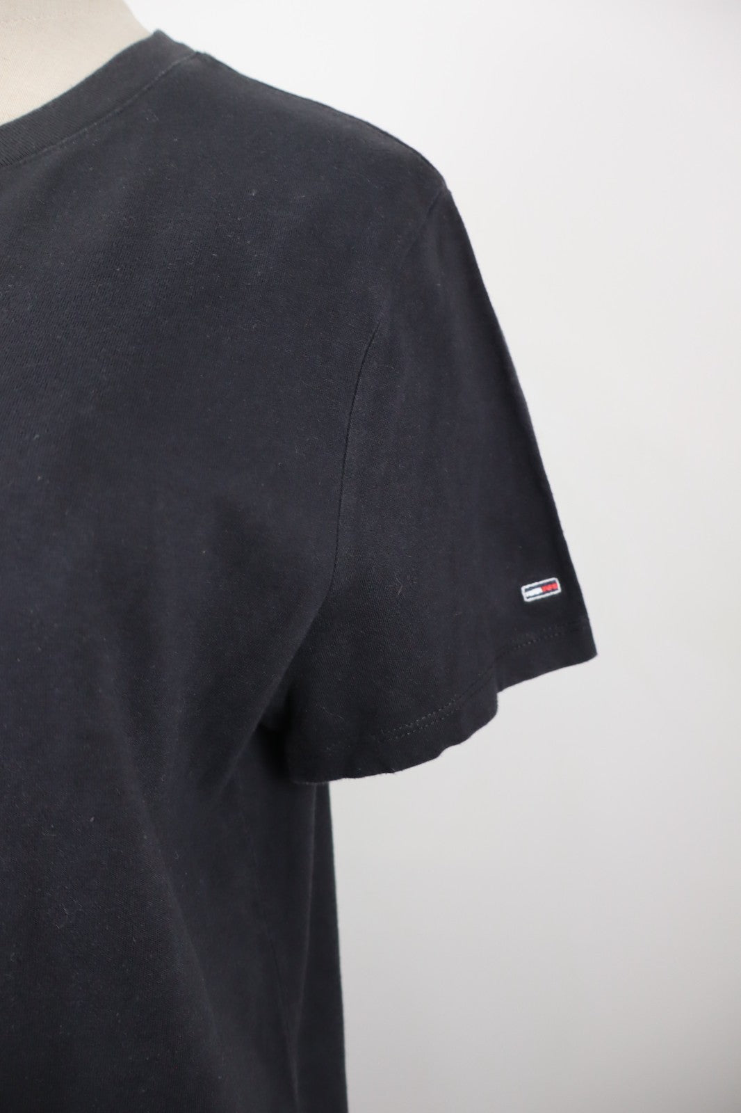 TOMMY HILFIGER JEANS MAGLIA DONNA TG L WOMAN CASUAL VINTAGE TOP T-SHIRT LOGO