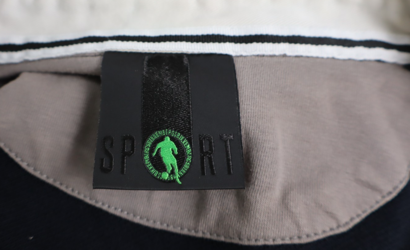 BIKKEMBERGS SPORT POLO UOMO MAN COTONE TG. M T-SHIRT CASUAL VINTAGE COTTON LOGO