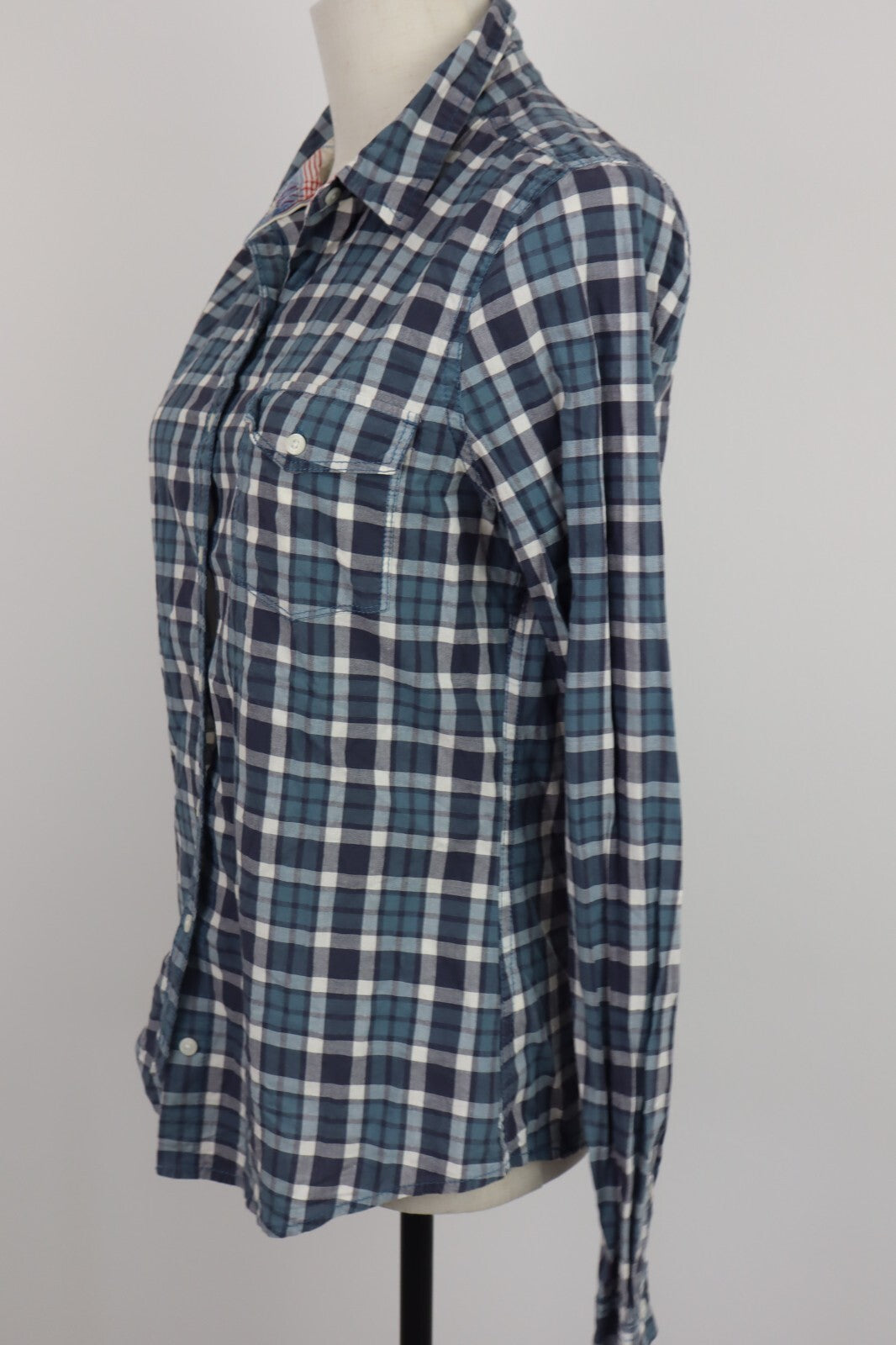 TOMMY HILFIGER CAMICIA DONNA TG. L WOMAN SHIRT CASUAL VINTAGE COTONE COTTON