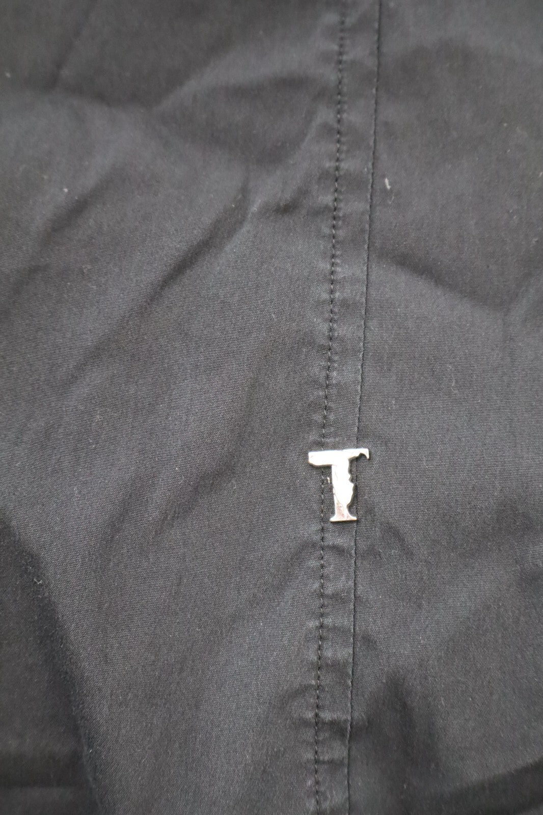 TRUSSARDI TRU CAMICIA DONNA TG. XL WOMAN SHIRT CASUAL VINTAGE NERA BLACK