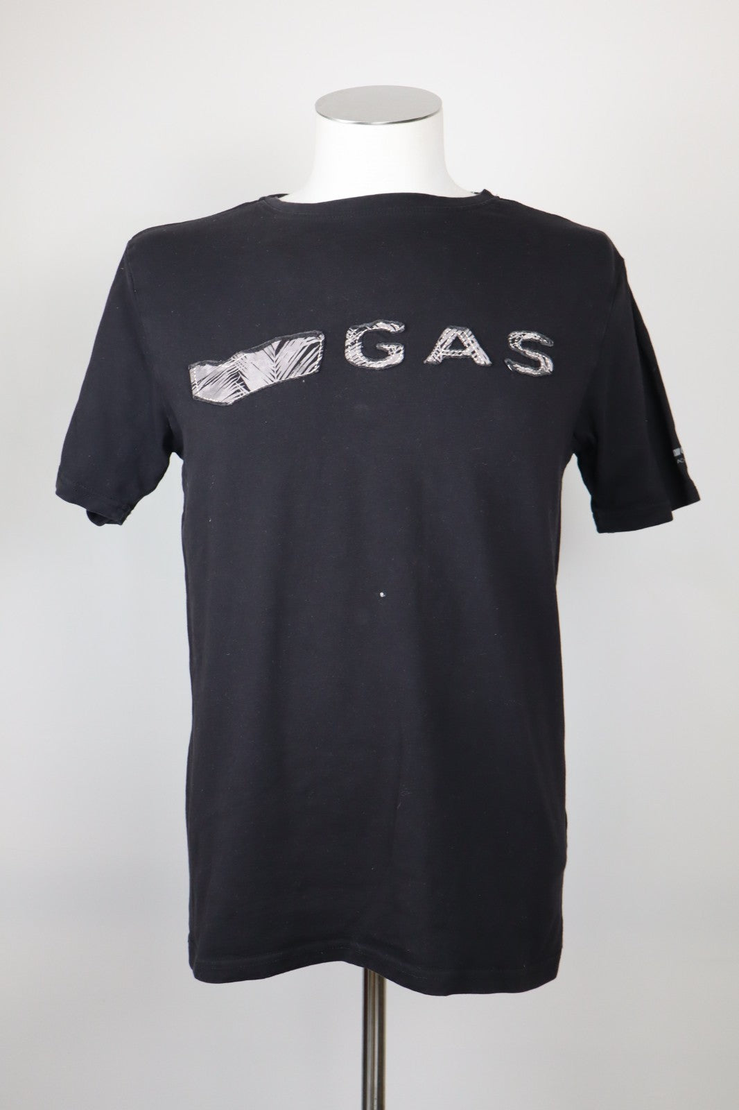 GAS MAGLIA UOMO TG. S MAN T-SHIRT VINTAGE CASUAL LOGO ITALY COTONE