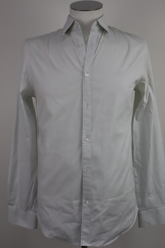 LACOSTE CAMICIA SLIM FIT UOMO TG. 42 MAN CASUAL VINTAGE SHIRT