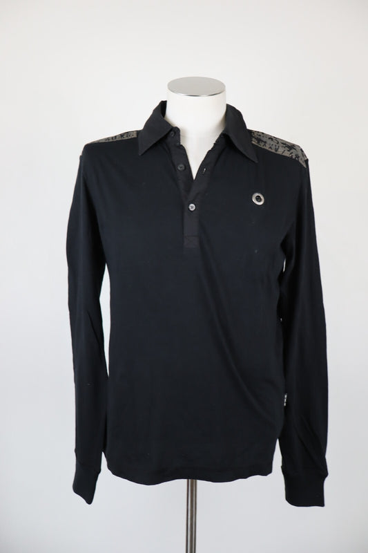 CNC COSTUME NATIONAL MAGLIA POLO UOMO TG. L MAN T-SHIRT CASUAL VINTAGE COTONE
