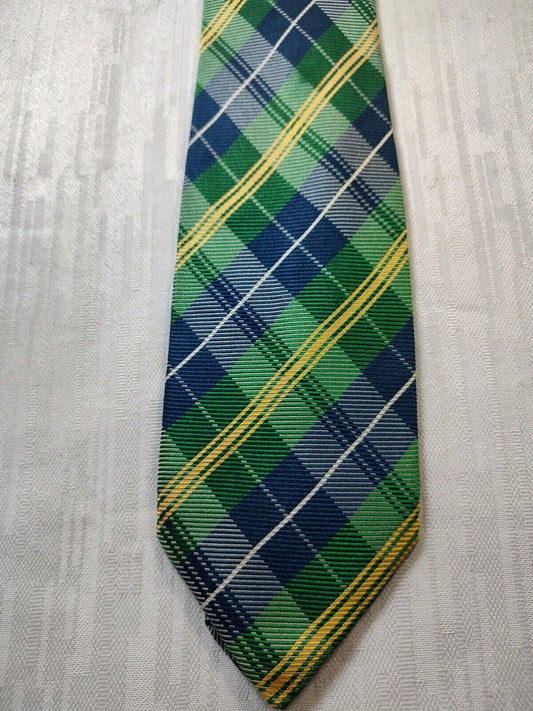 TINO COSMA 100% SILK TIE SETA CRAVATTA NECKTIE MADE IN ITALIA CLASSIC