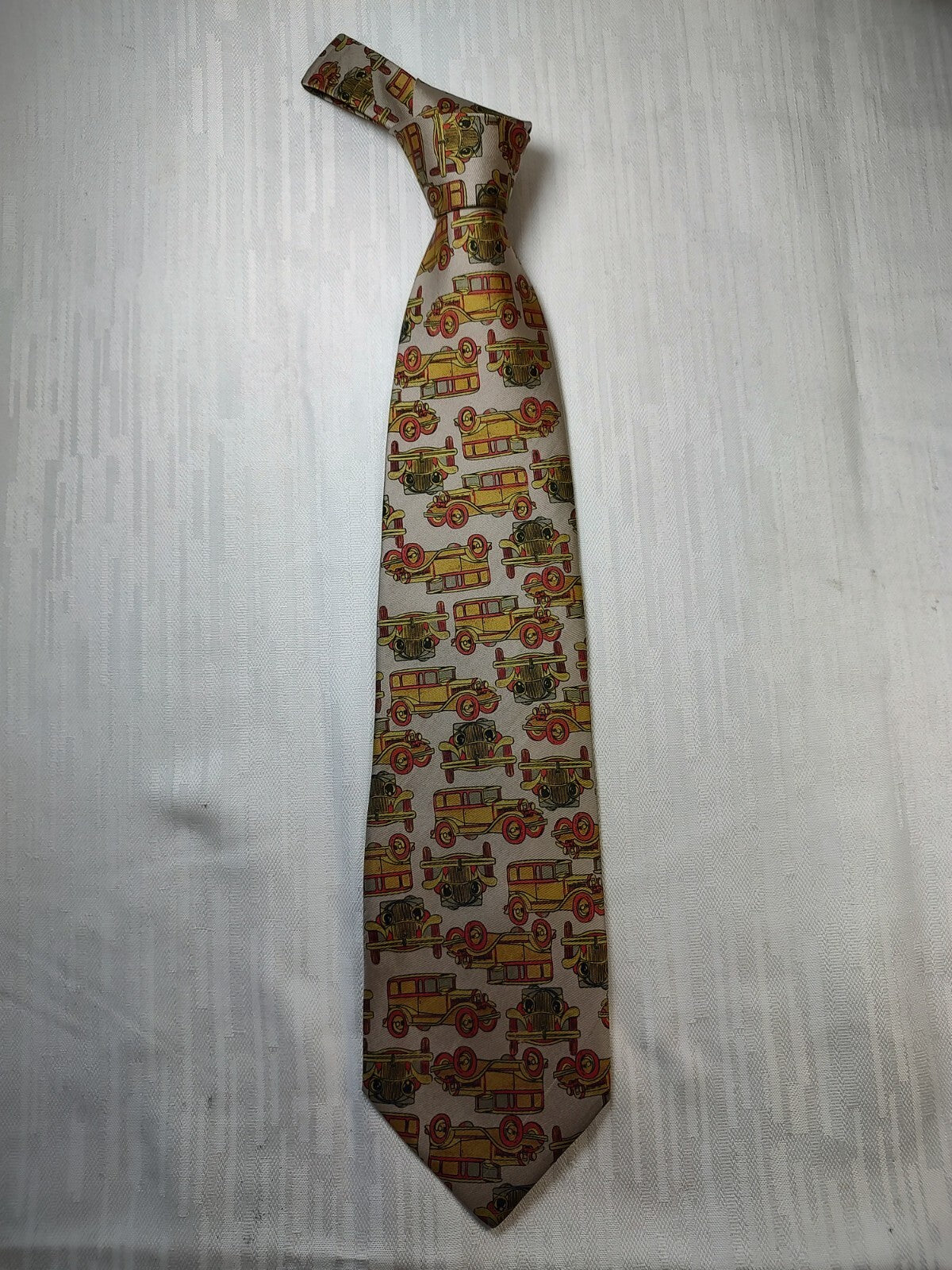 TRUSSARDI 100% SILK TIE SETA CRAVATTA NECKTIE MADE IN ITALY CLASSIC