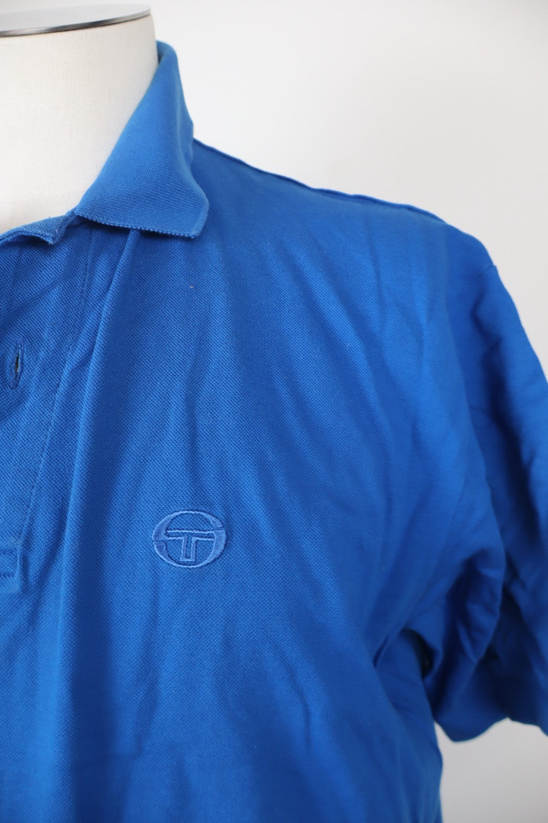 SERGIO TACCHINI MAGLIA POLO COTONE UOMO TG. 52 MAN T-SHIRT CASUAL VINTAGE LOGO