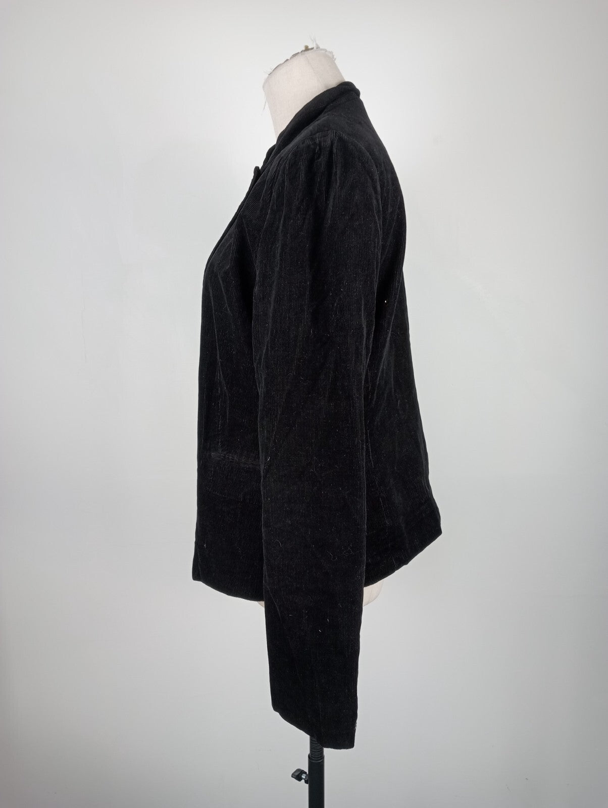 NAF NAF GIUBBINO VELLUTO A COSTE DONNA Tg 44 COTONE WOMAN JACKET CASUAL VINTAGE