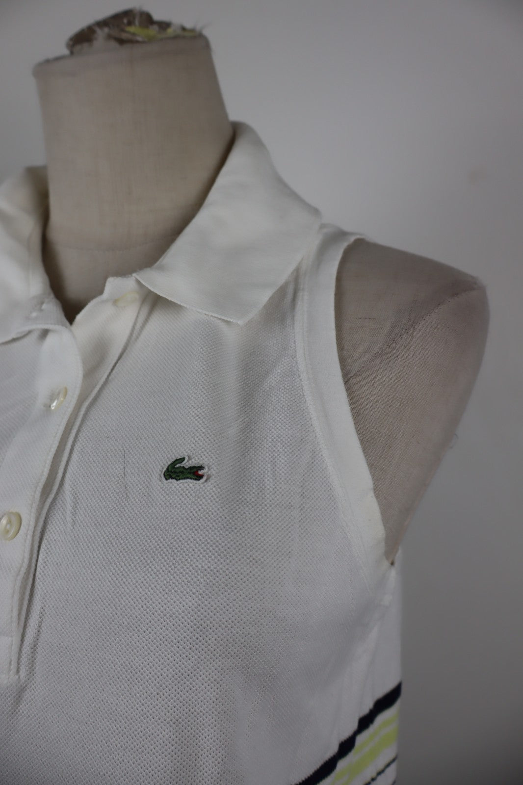 LACOSTE POLO SMANICATA MAGLIA DONNA COTONE 42 WOMAN COTTON SHIRT CASUAL VINTAGE