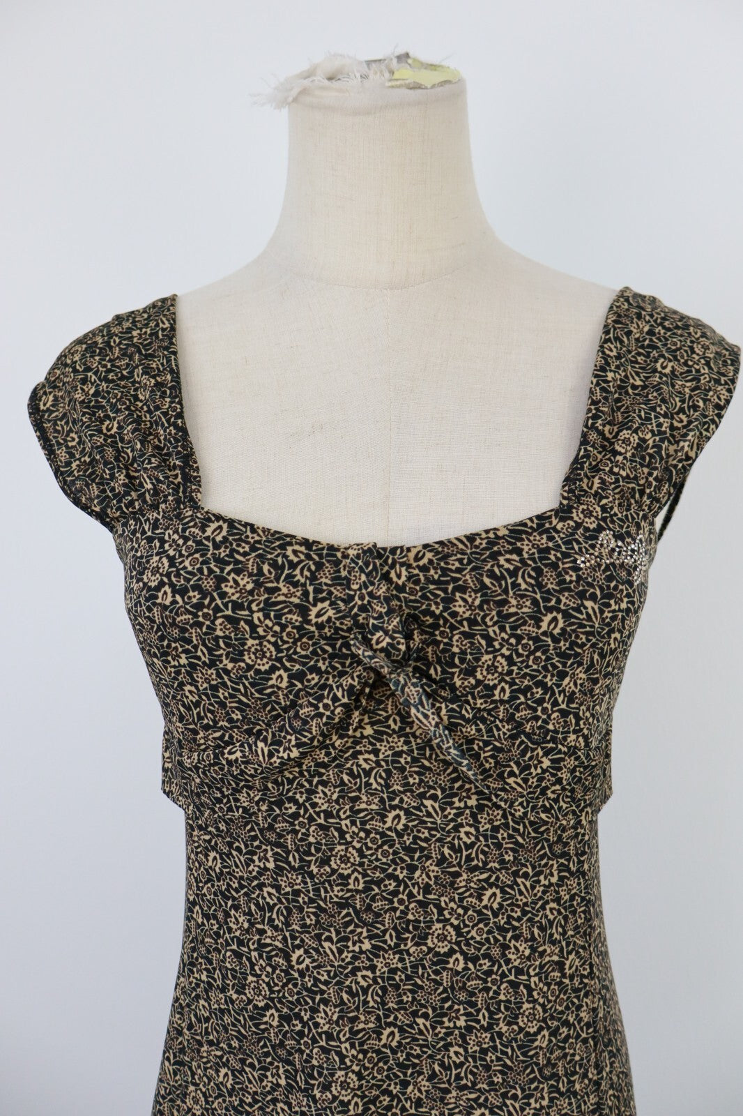 LIU JO VESTITO DONNA 42 WOMAN BALLET MARY JANE FAIR VINTAGE CHIFFON Y2K 2000'S
