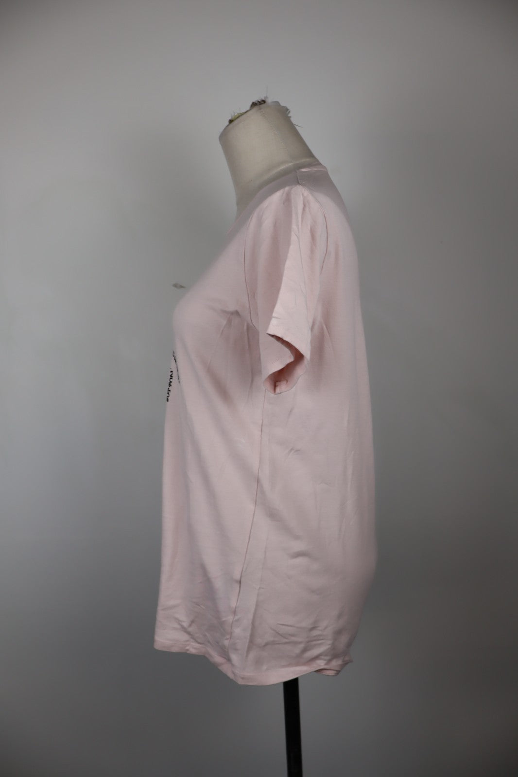 JOHN RICHMOND MAGLIA DONNA TG 16 WOMAN CASUAL VINTAGE T-SHIRT COTONE COTTON LOGO