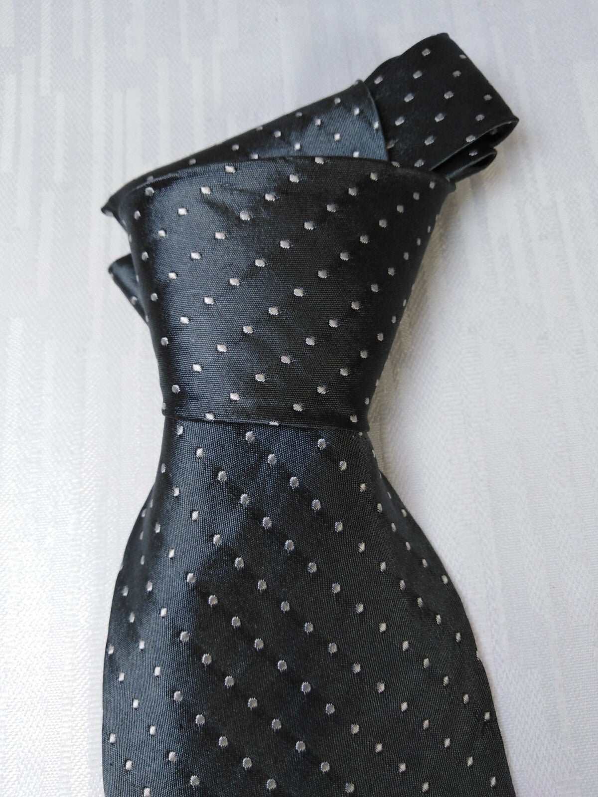 TRUSSARDI 100% SILK TIE SETA CRAVATTA NECKTIE MADE IN ITALY CLASSIC