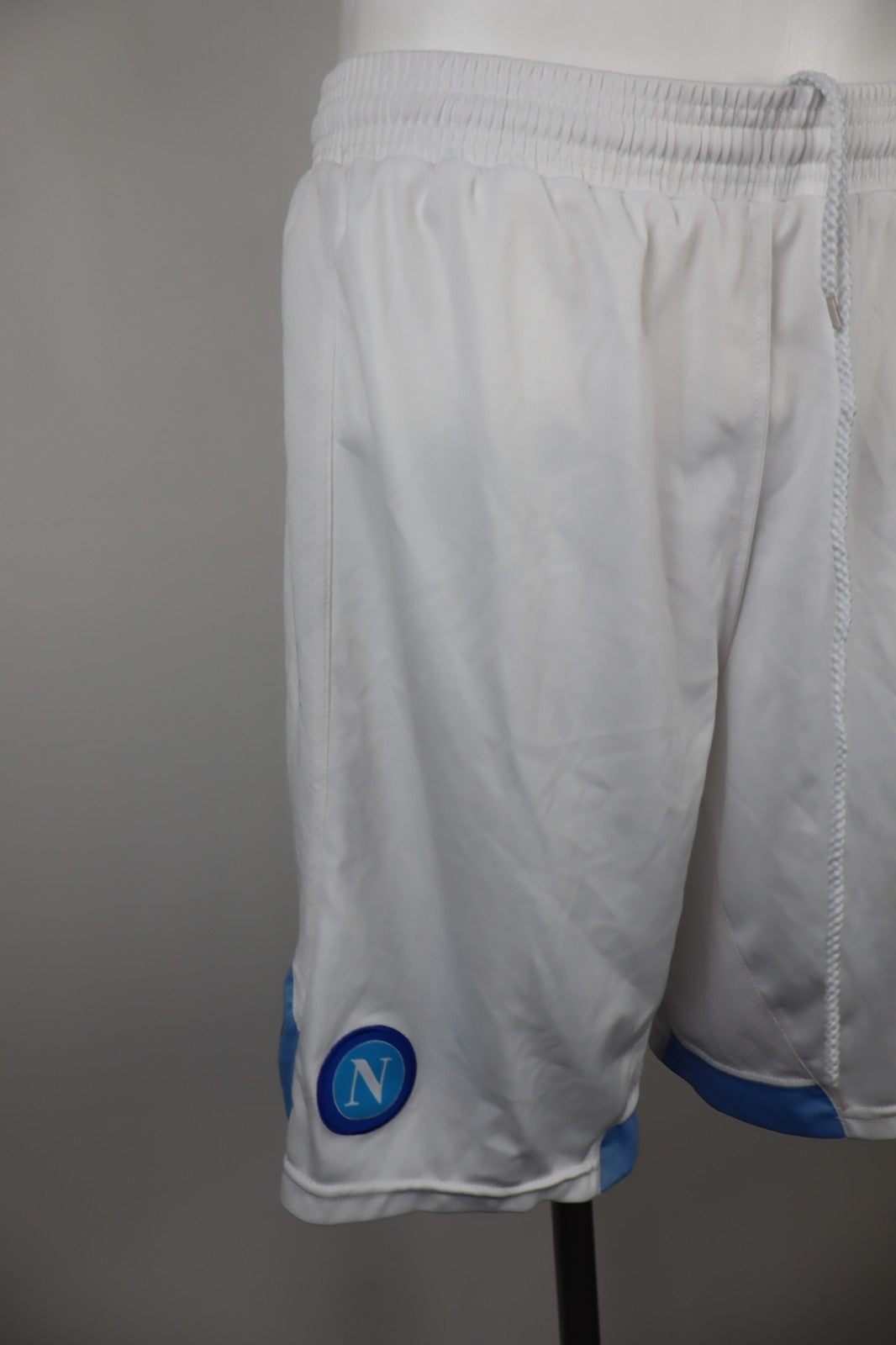 MACRON NAPOLI PANTALONCINI CALCIO SPORT UOMO TG XL VINTAGE MEN SOCCER SHORTS