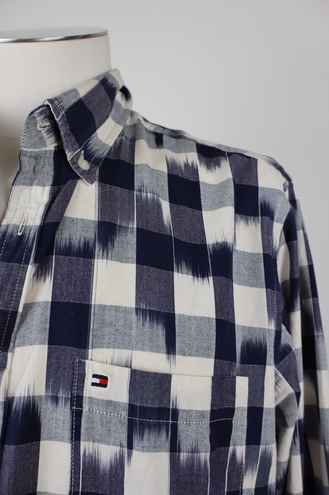 TOMMY HILFIGER CAMICIA COTONE SHIRT UOMO Tg. XL MAN VINTAGE CASUAL COTTON