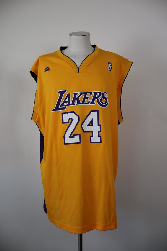 ADIDAS NBA LAKERS CANOTTA BASKET NBA UOMO TG. XXL SPORT MAN 24 BRYANT