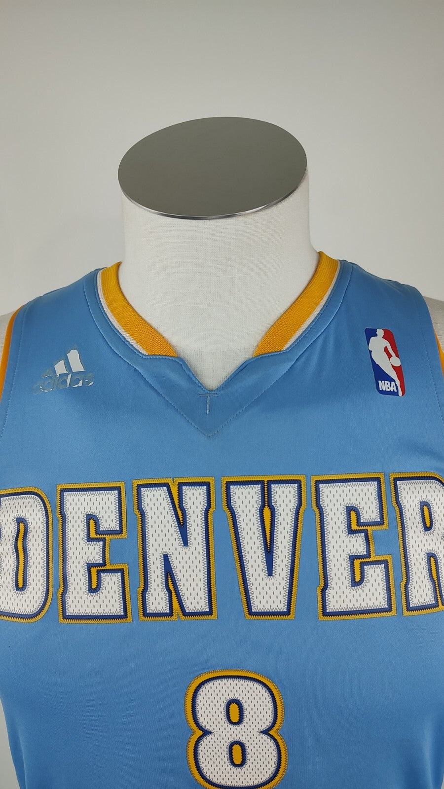 ADIDAS NUGGETS DENVER GALLINARI 8 CANOTTA BASKET T-SHIRT RAGAZZO TG 12ANNI SPORT