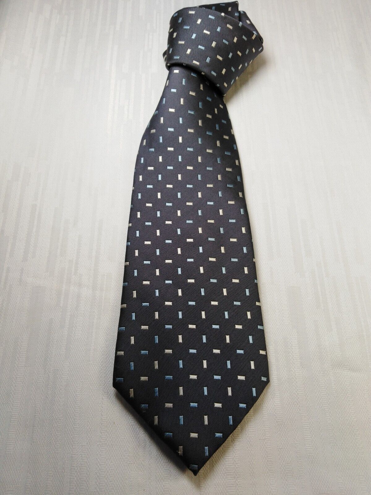 ANTONIO BASILE  SILK TIE SETA CRAVATTA NECKTIE ITALY SELF TIPPED