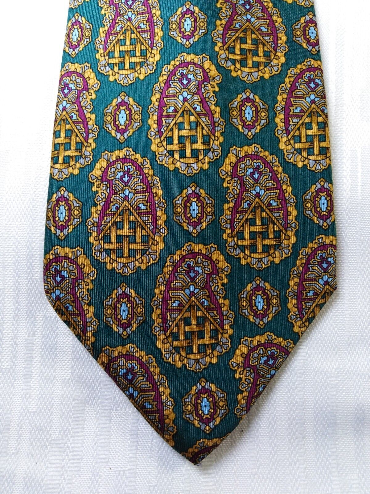 RENATO BALESTRA 100% SETA SILK TIE CRAVATTA NECKTIE ITALY VINTAGE CLASSIC UOMO