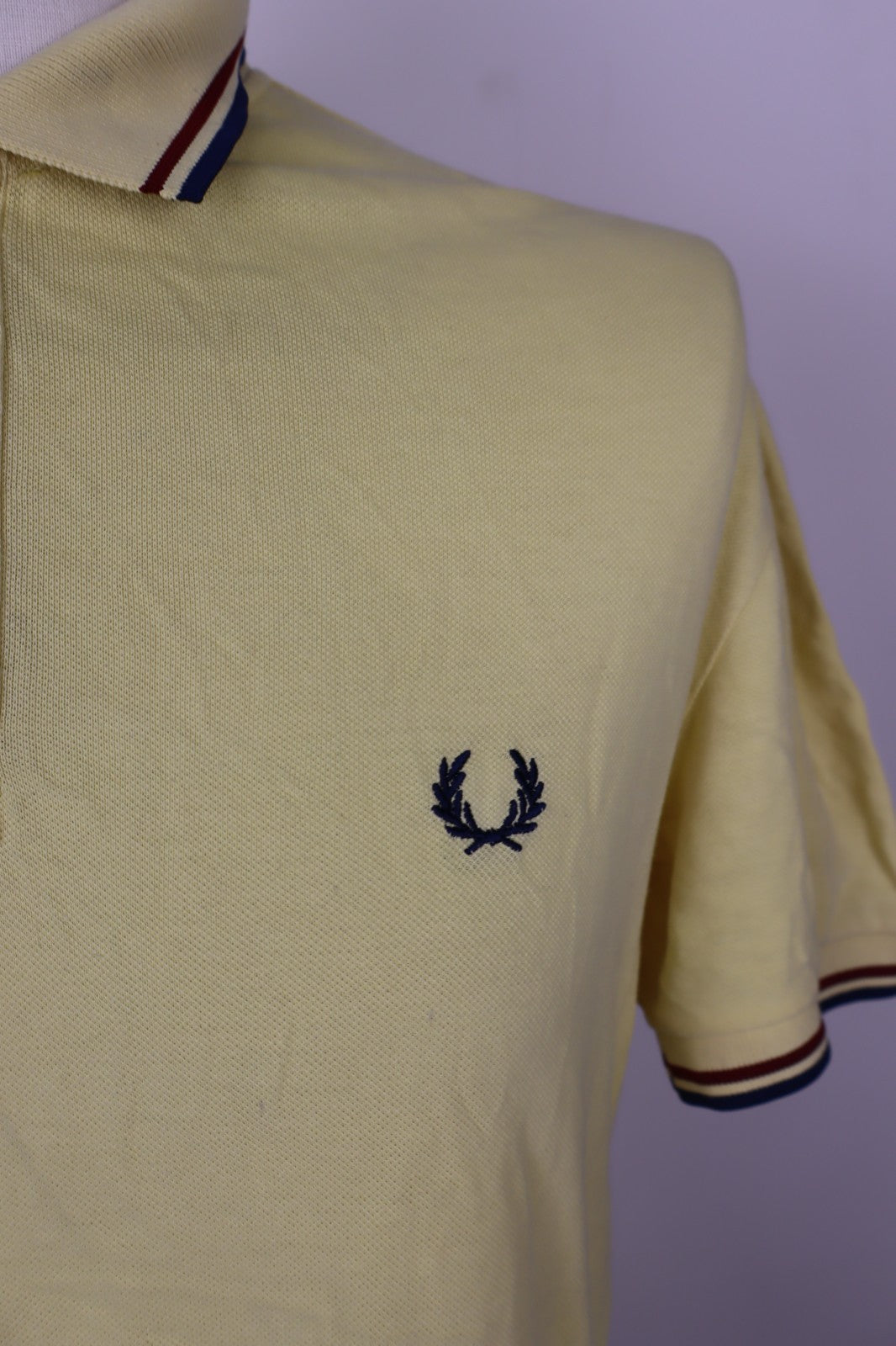 FRED PERRY POLO MAGLIA UOMO TG 44 / 112CM MAN T-SHIRT CASUAL VINTAGE COTONE