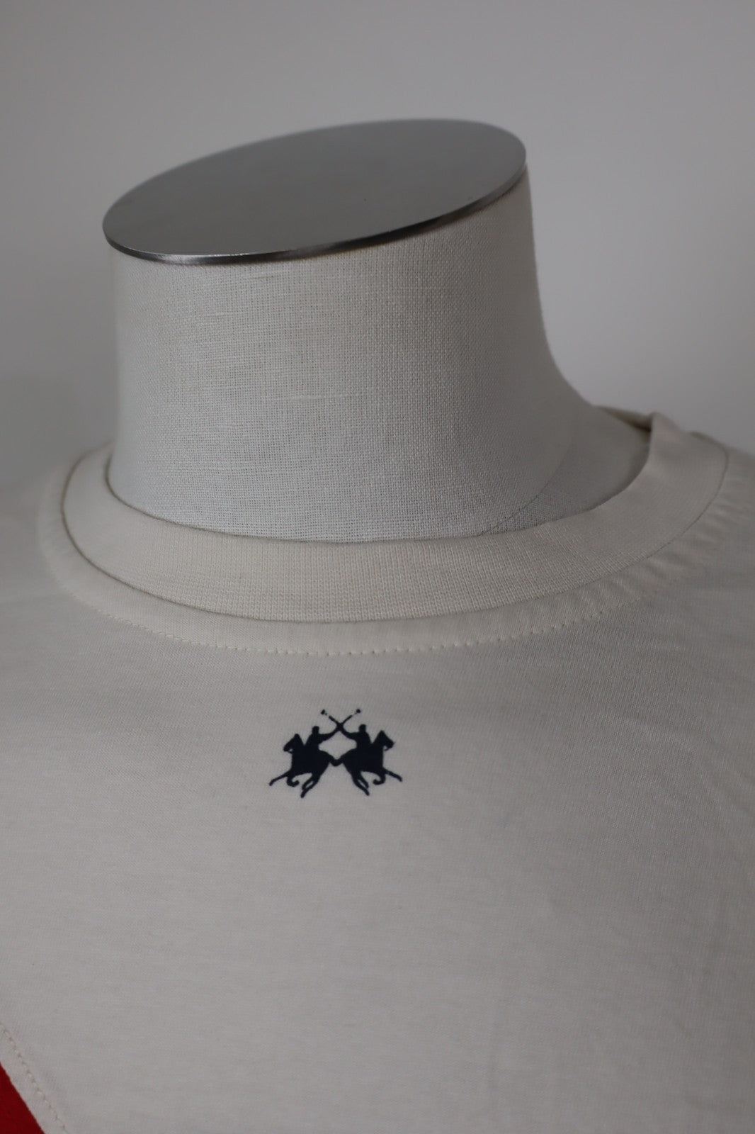LA MARTINA MAGLIA UOMO TG L MAN T-SHIRT CASUAL VINTAGE COTONE COTTON LOGO