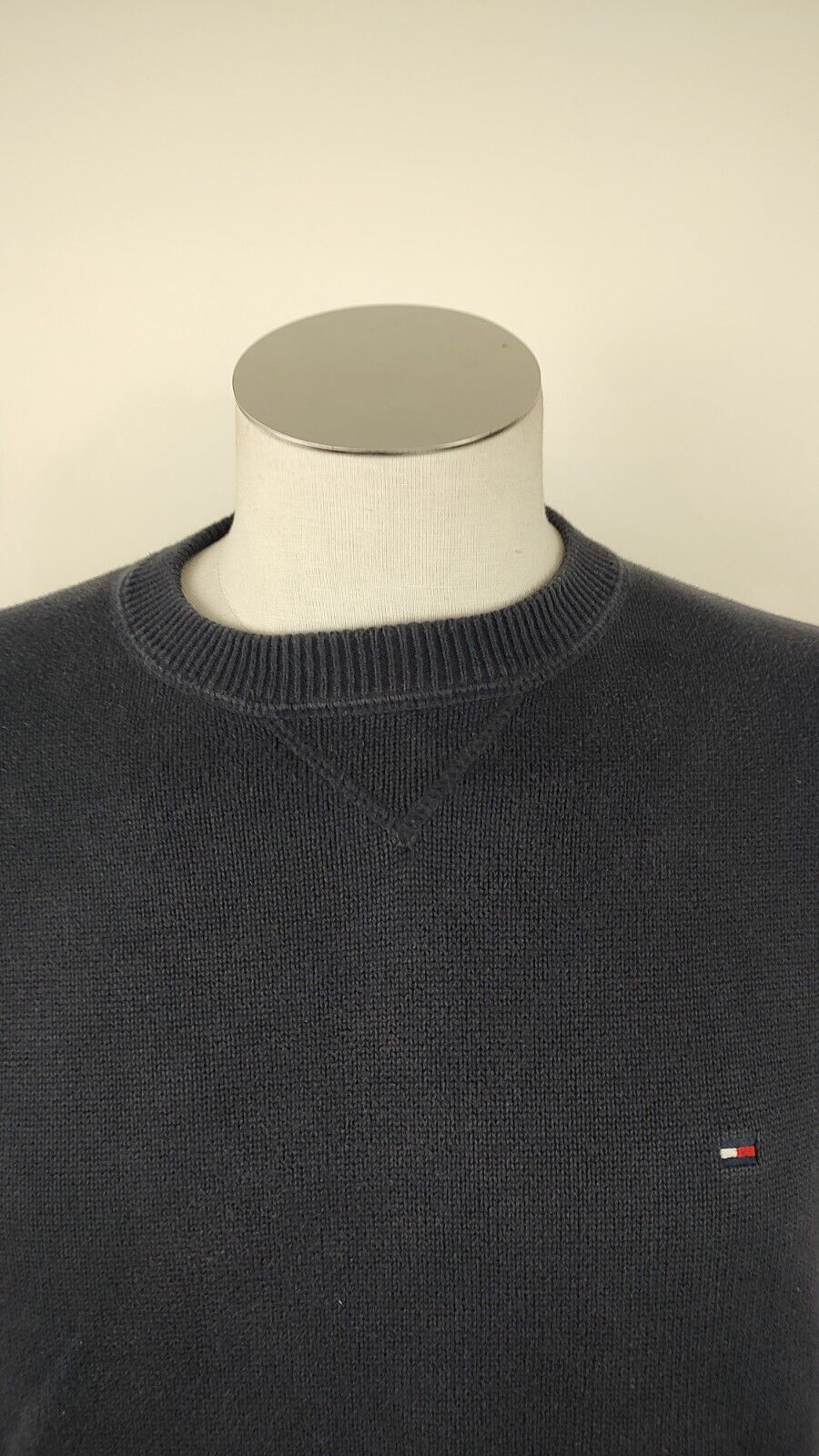 TOMMY HILFIGER MAGLIONE LANA VINTAGE UOMO Tg. S MAN SWEATER CASUAL