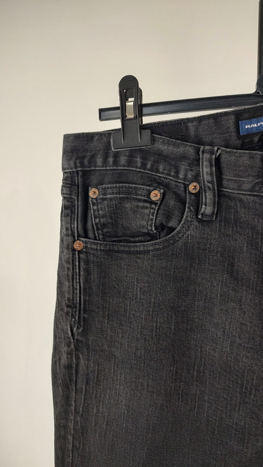 RALPH LAUREN SPORT PANTALONI JEANS UOMO TG W30 MAN PANTS CASUAL VINTAGE