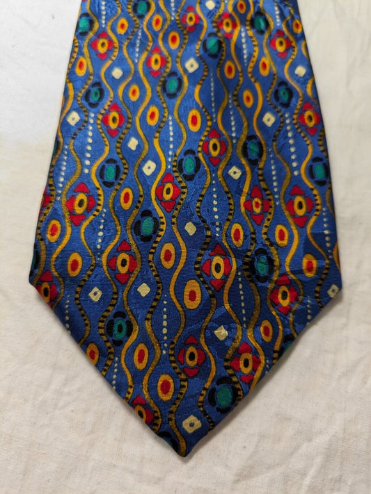 SERGIO TACCHINI 100% SILK TIE SETA CRAVATTA NECKTIE MADE IN ITALY