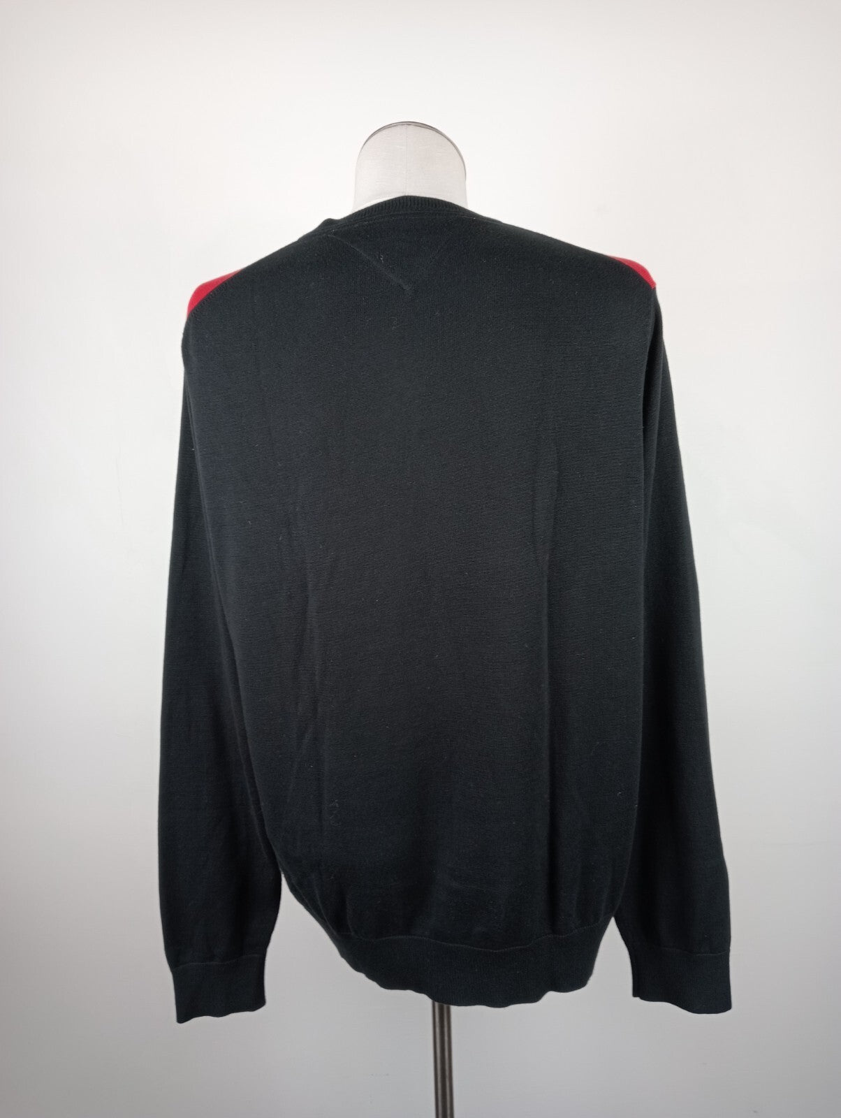 TOMMY HILFIGER MAGLIONE COTONE COTTON UOMO TG XL MAN SWEATER CASUAL VINTAGE