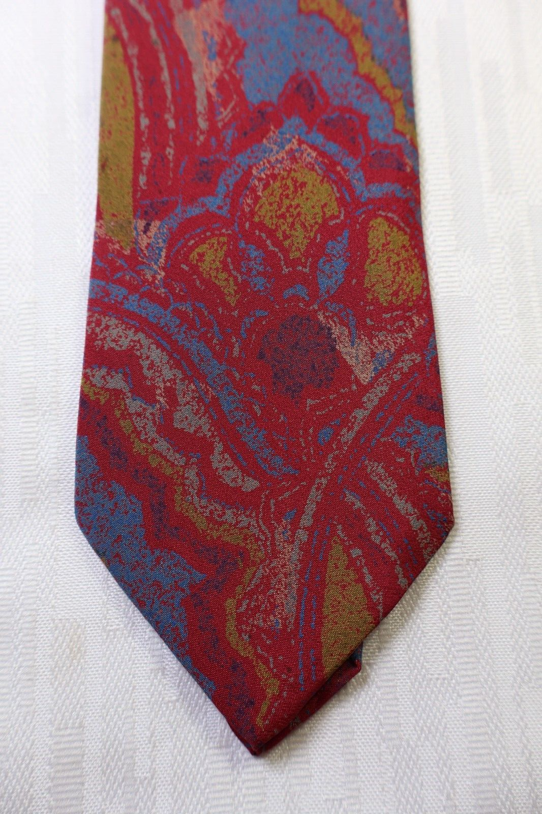 BARTON MODA 100% SILK TIE SETA CRAVATTA NECKTIE MADE IN ITALY VINTAGE
