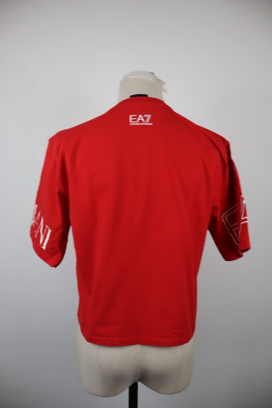 EA7 EMPORIO ARMANI MAGLIA COTONE DONNA TG. XS WOMAN CASUAL VINTAGE T-SHIRT LOGO