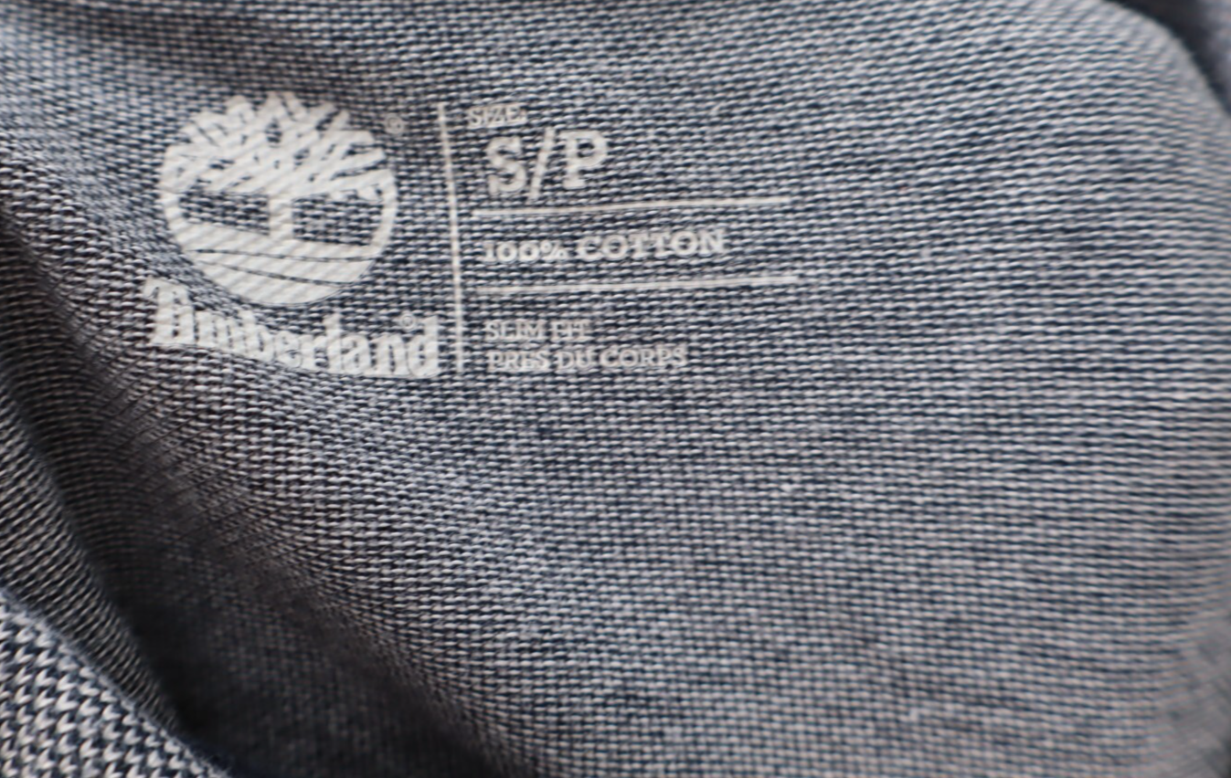 TIMBERLAND POLO MAGLIA COTONE UOMO TG. S MAN T-SHIRT CASUAL VINTAGE COTTON