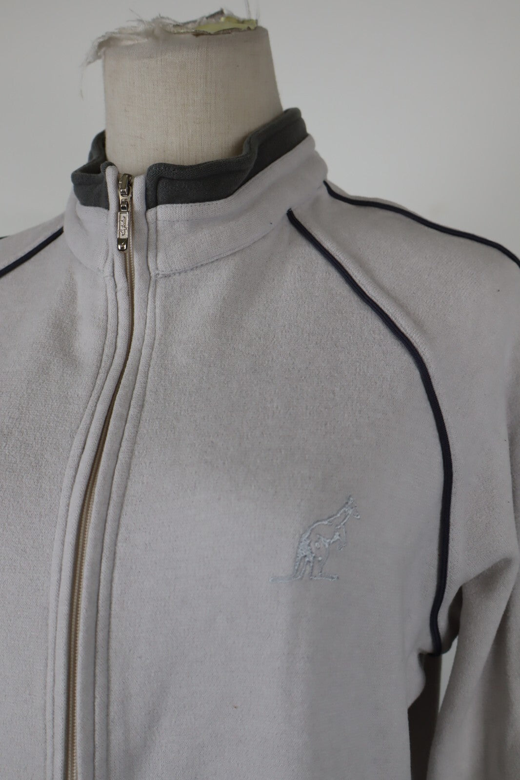 AUSTRALIAN FELPA CON ZIP DONNA Tg 46 WOMAN CASUAL VINTAGE JACKET SWEATSHIRT