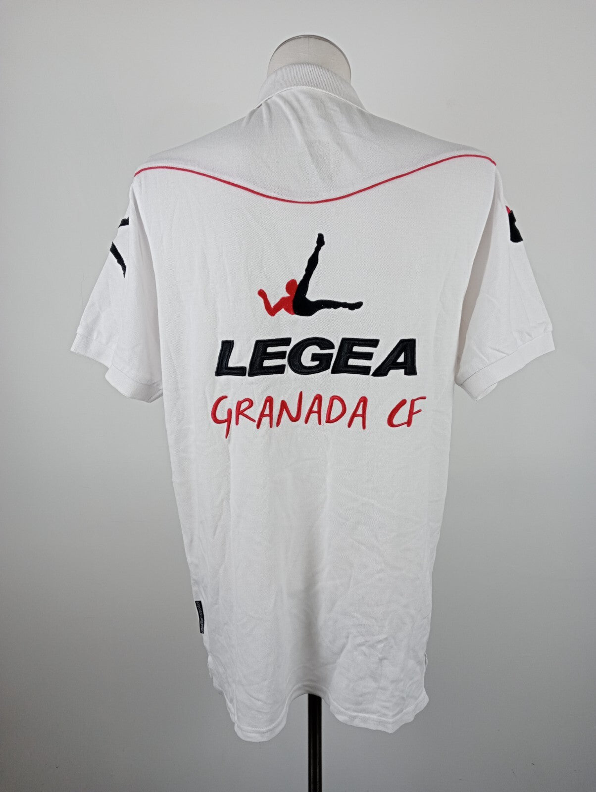 LEGEA GRANADA MAGLIA POLO CALCIO TRIKOT UOMO TG. XL SOCCER JERSEY VINTAGE