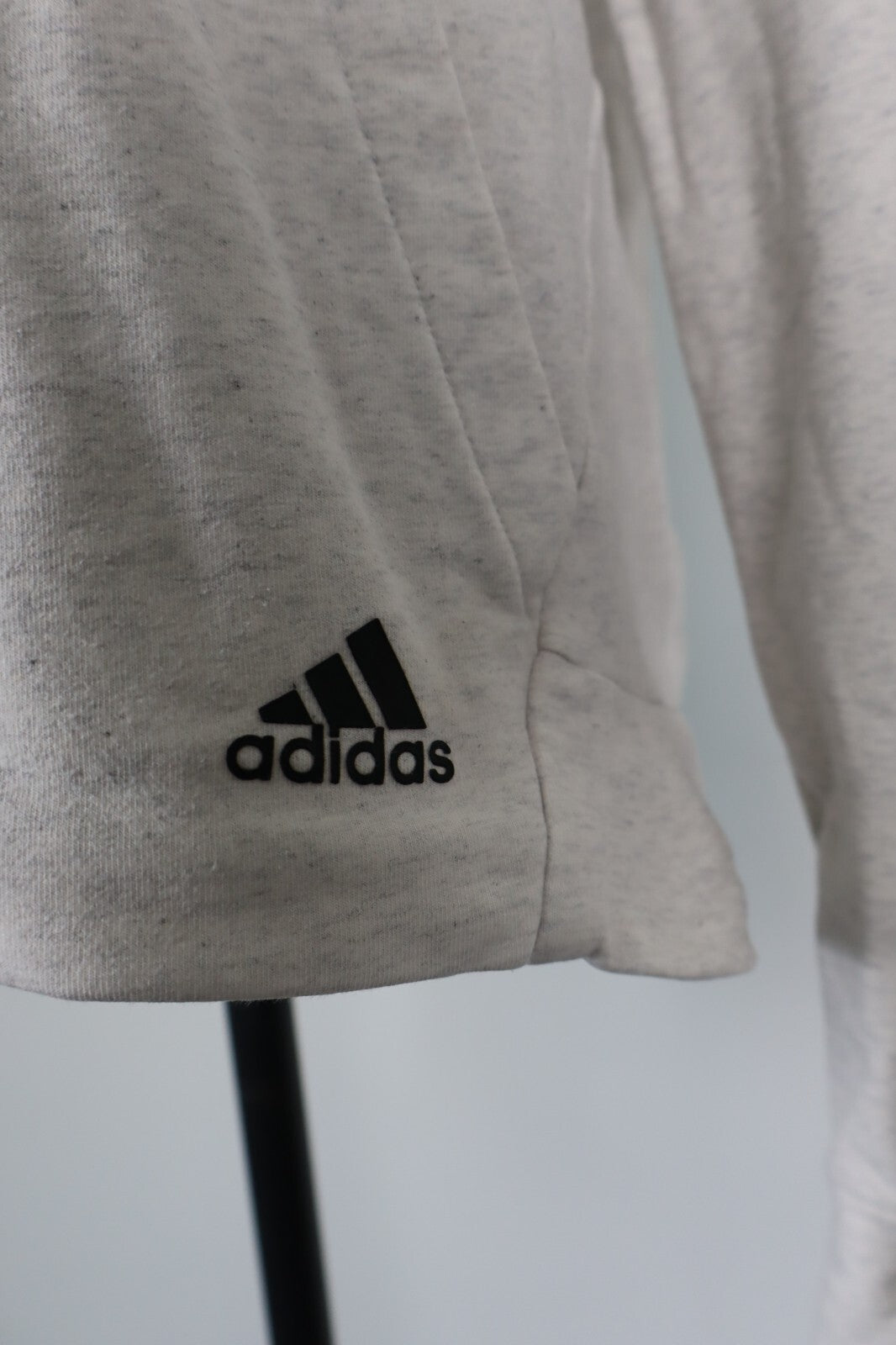 ADIDAS FELPA CON CAPPUCCIO DONNA Tg L WOMEN CASUAL VINTAGE SPORT SWEATSHIRT