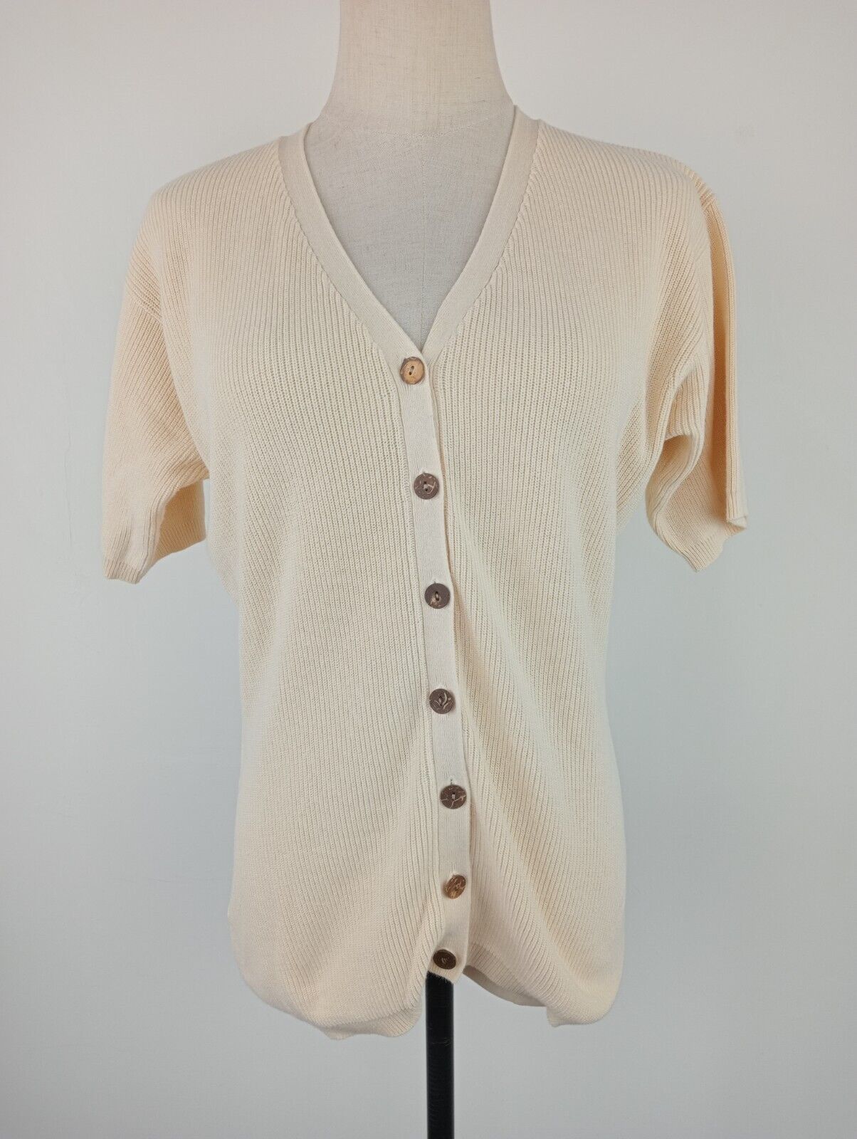 TIMBERLAND MAGLIONE CARDIGAN COTONE DONNA Tg. M WOMAN CASUAL SWEATER ITALY