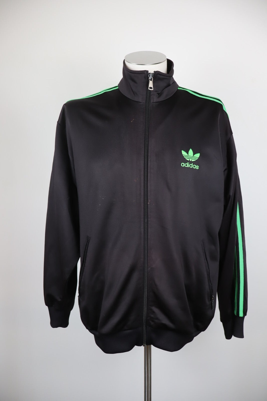 ADIDAS '80S GIACCA SPORTIVA UOMO Tg. D5 MAN VINTAGE CASUAL SPORT JACKET LOGO