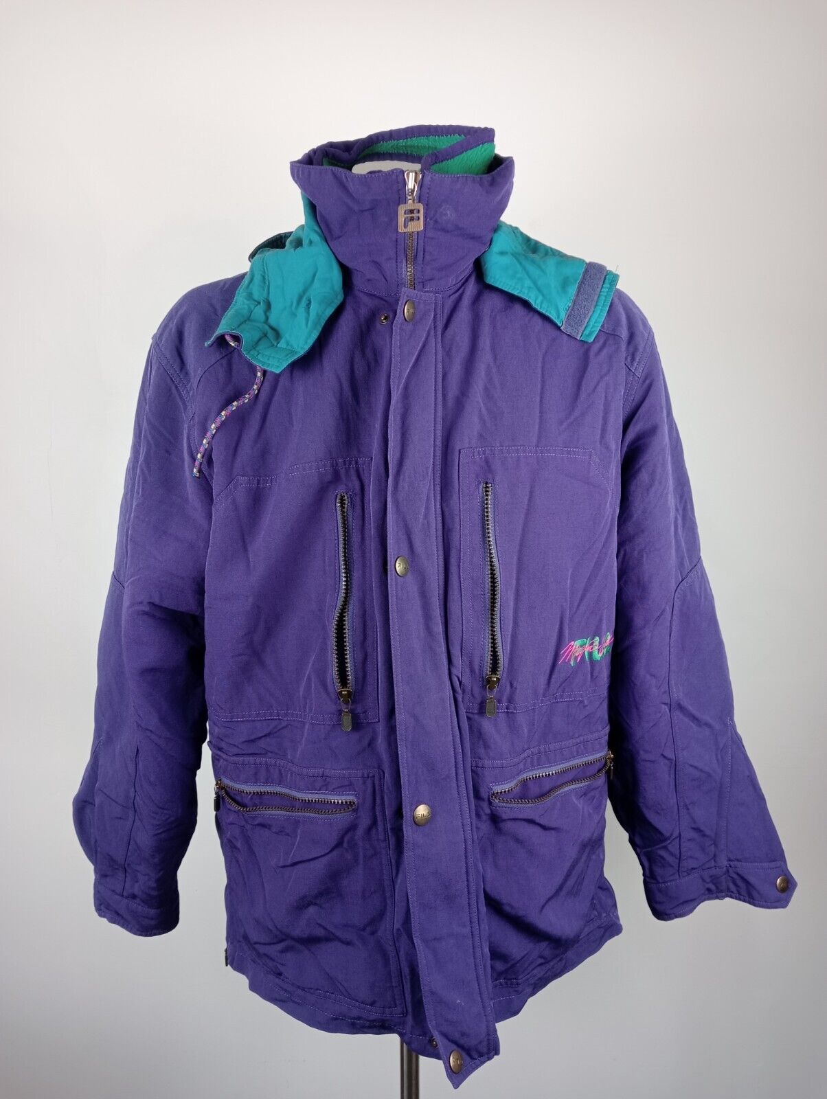 FILA GIUBBINO IMBOTTITO UOMO Tg 48 MAN GIACCA CASUAL VINTAGE JACKET
