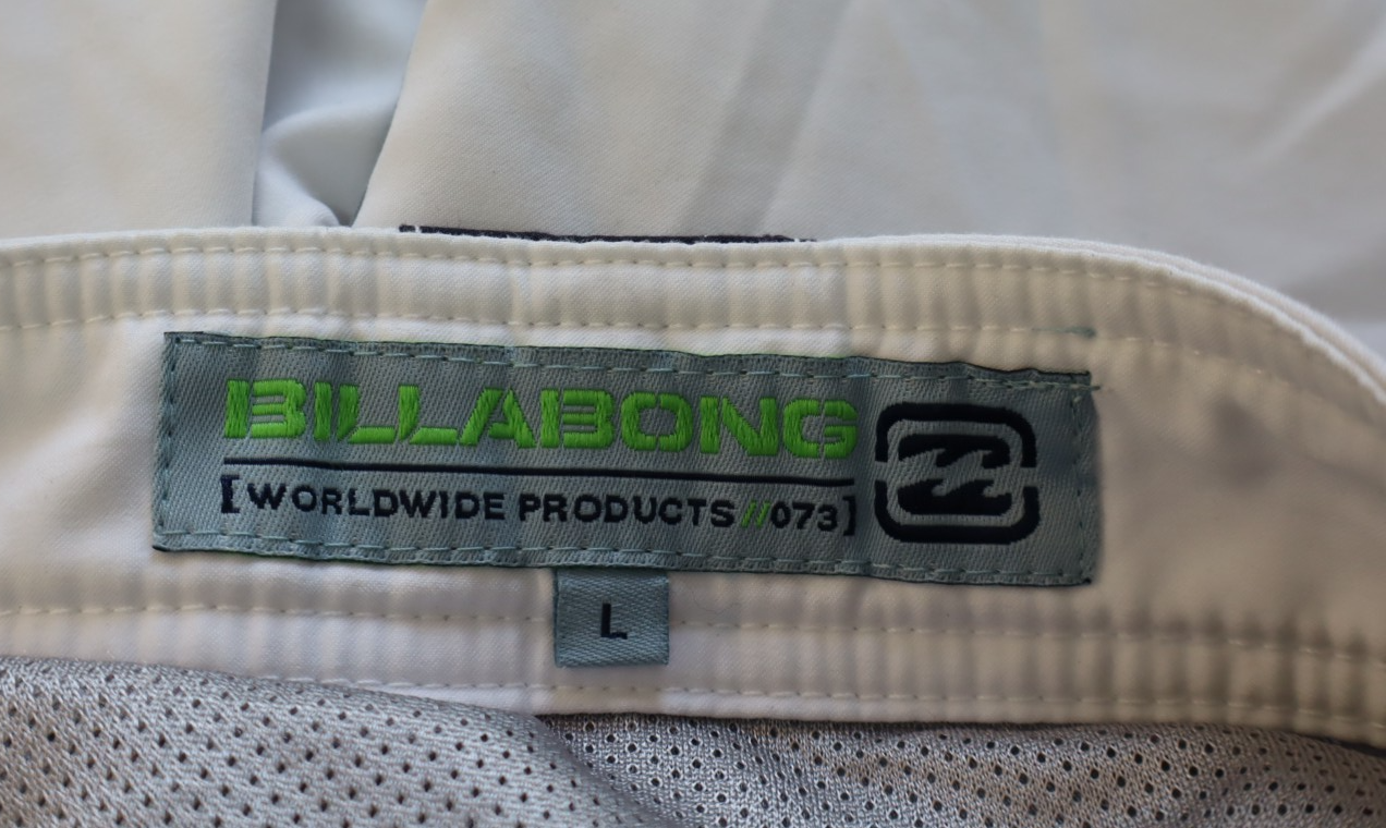 BILLABONG COSTUME PANTALONCINO MARE UOMO L MAN SWIMSUIT VINTAGE CASUAL LOGO