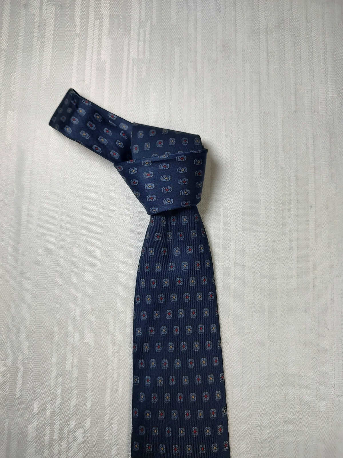 LUIGI PANZA 100% SILK TIE SETA CRAVATTA NECKTIE MADE IN ITALY CLASSIC