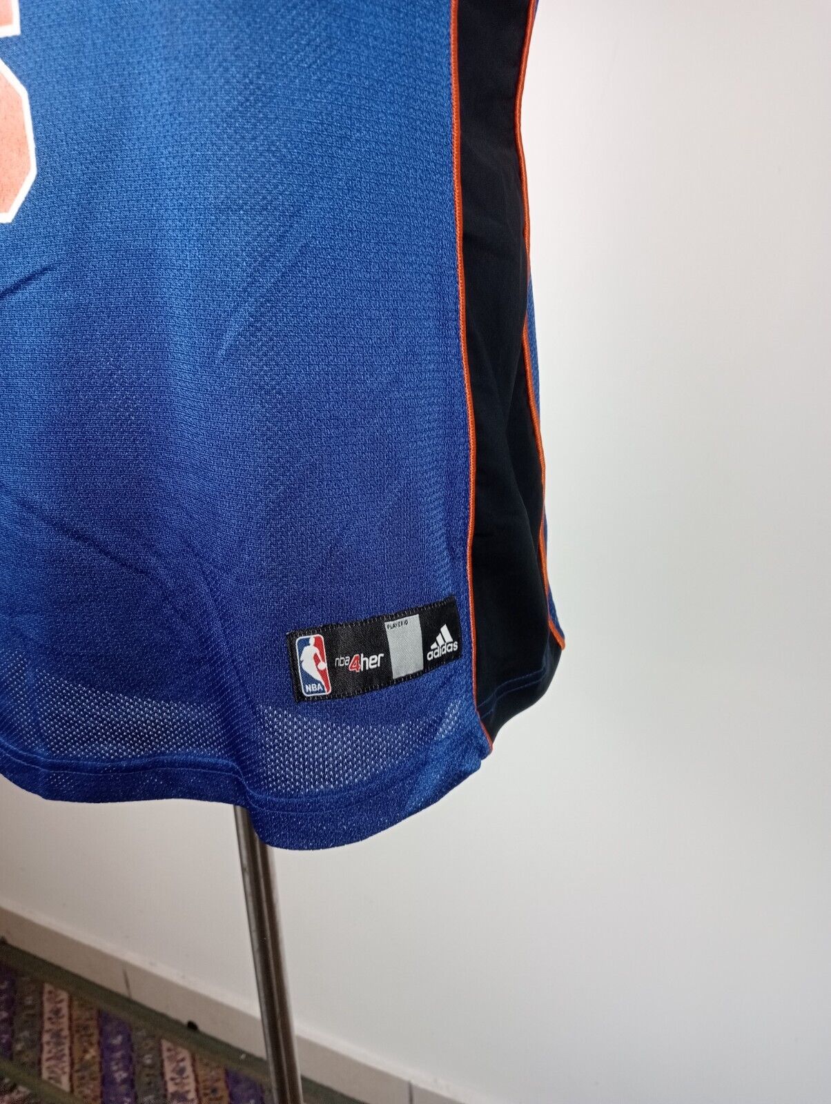 ADIDAS NBA CANOTTA N 6 FIELDS NEW YORK BASKET T-SHIRT SMANICATO UOMO TG L SPORT