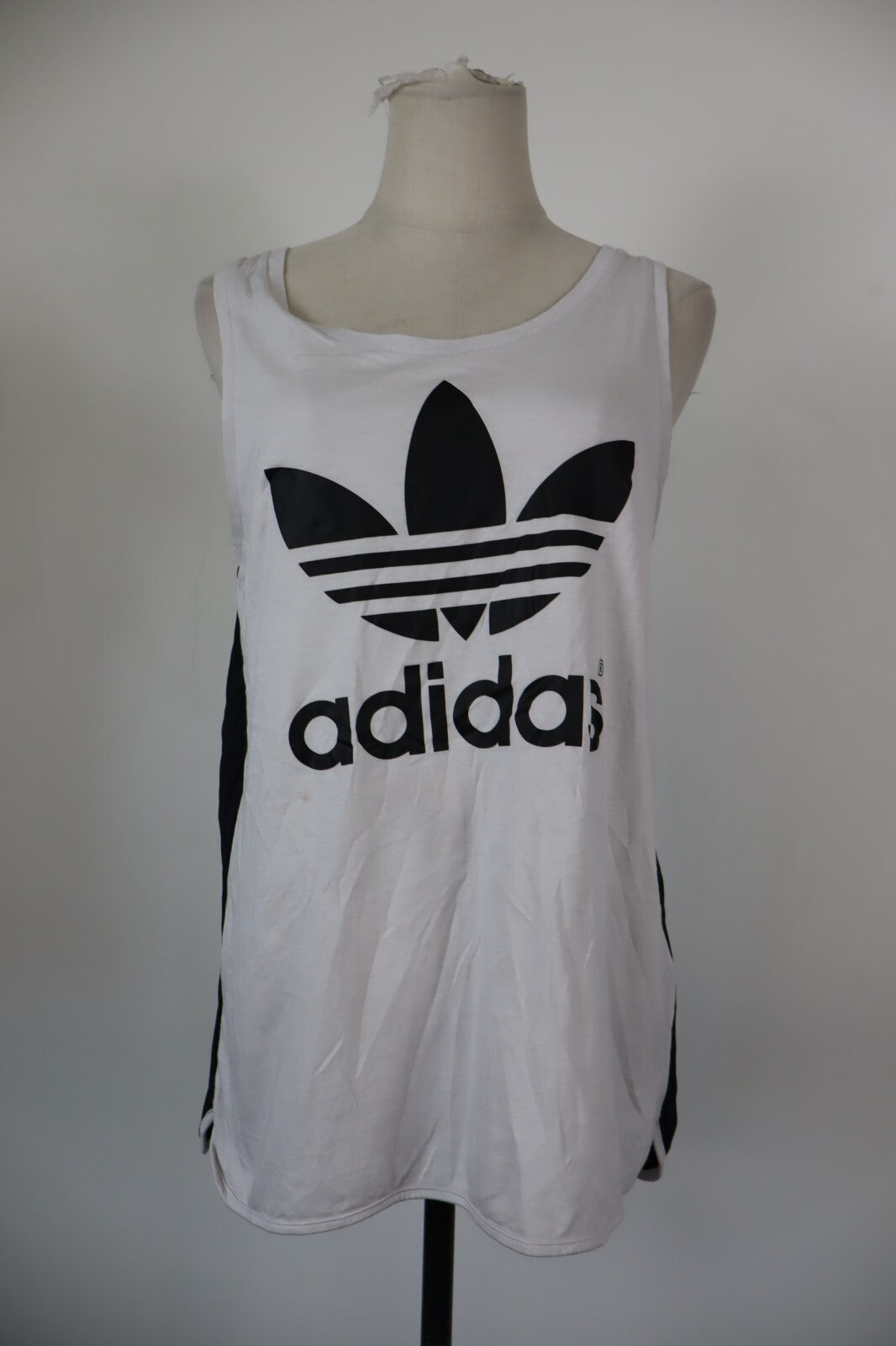 ADIDAS MAGLIA DONNA TG. 44 M  WOMAN CASUAL VINTAGE T-SHIRT TOP COTONE