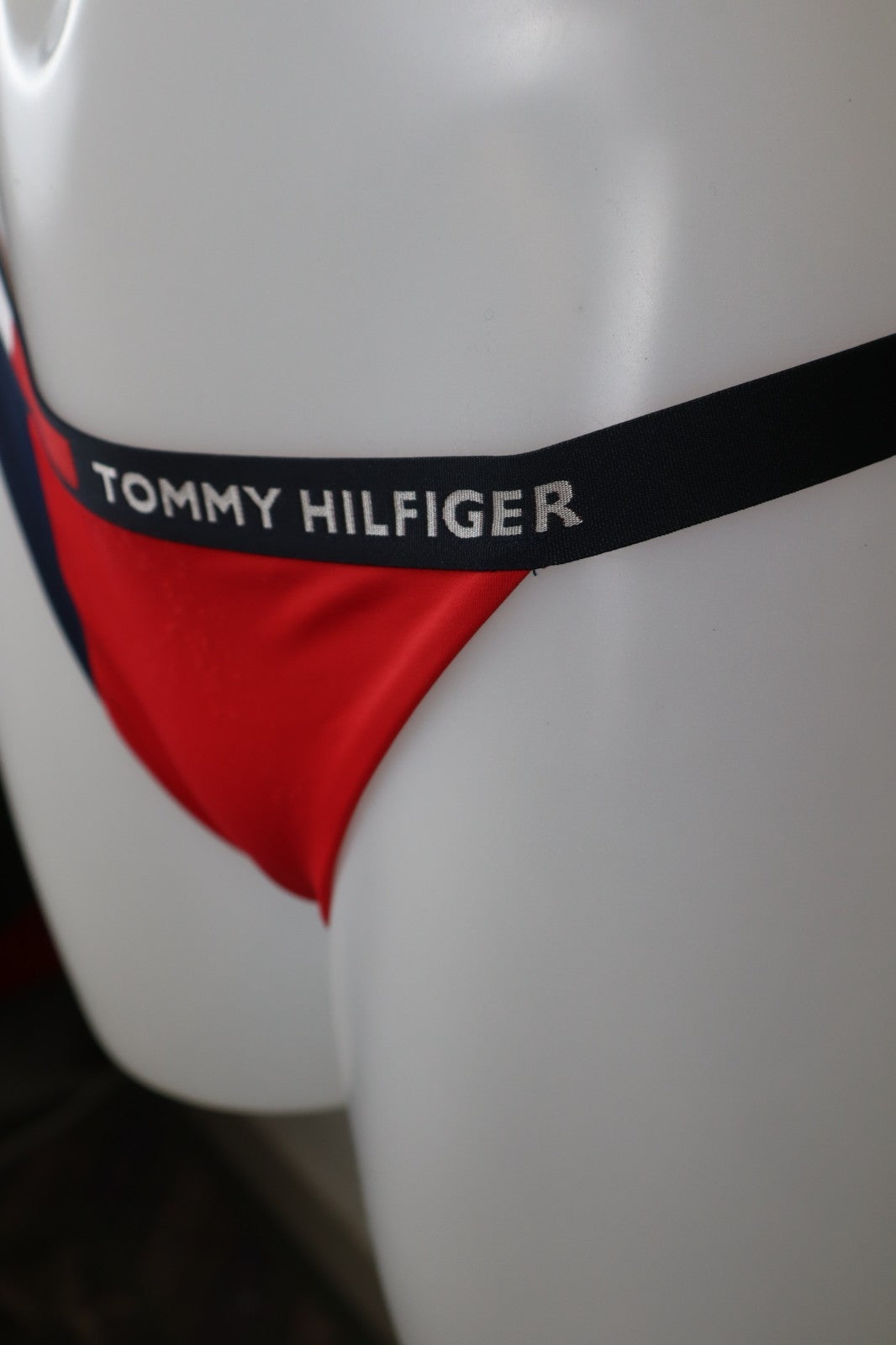 COSTUME TOMMY HILFIGER SLIP DONNA TG S WOMAN SWIMSUIT CASUAL VINTAGE