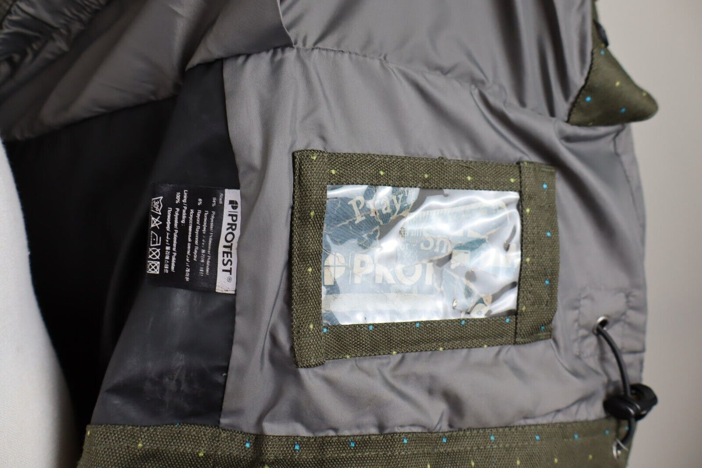 PROTEST GIUBBINO TECNICO GIACCA UOMO Tg. M MAN CASUAL JACKET VINTAGE