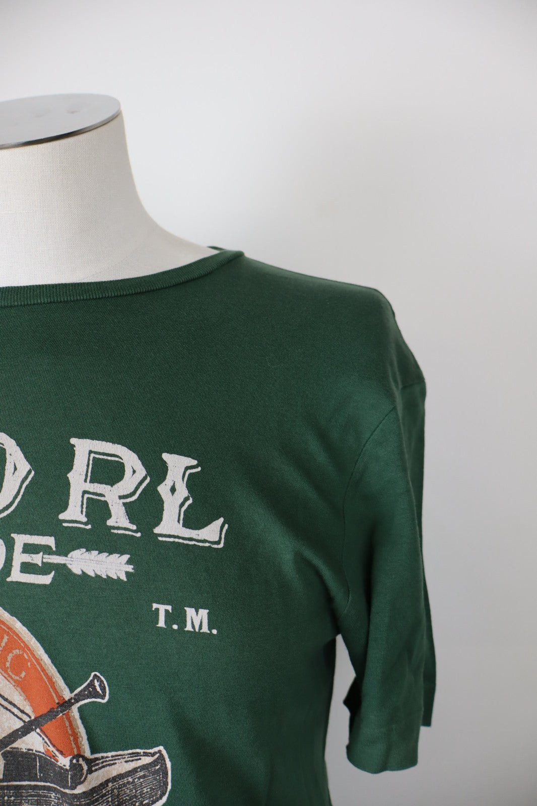 POLO RALPH LAUREN MAGLIA UOMO M MAN CASUAL VINTAGE T-SHIRT COTONE COTTON LOGO