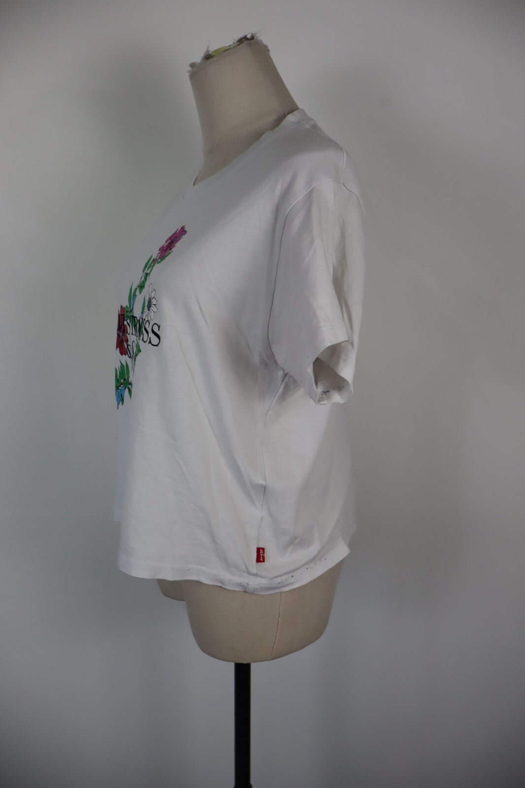 LEVI'S MAGLIA DONNA TG. XS WOMAN CASUAL VINTAGE T-SHIRT TOP COTONE