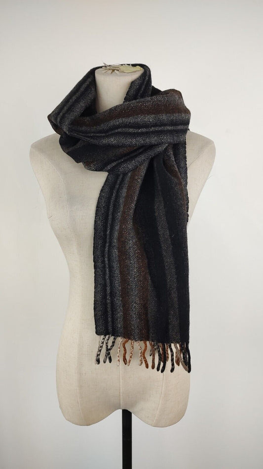 PIERRE CARDIN SCIARPA LANA WOOL UOMO DONNA WOMAN MAN VINTAGE CASUAL SCARF